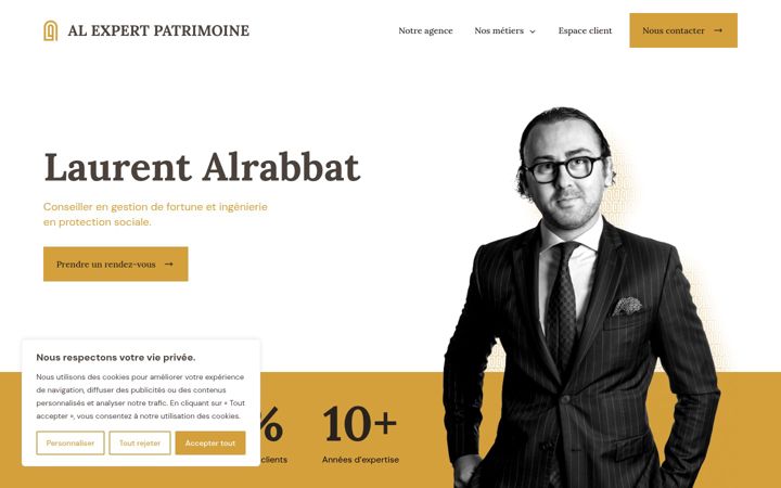 Screenshot of al-expert-patrimoine.fr