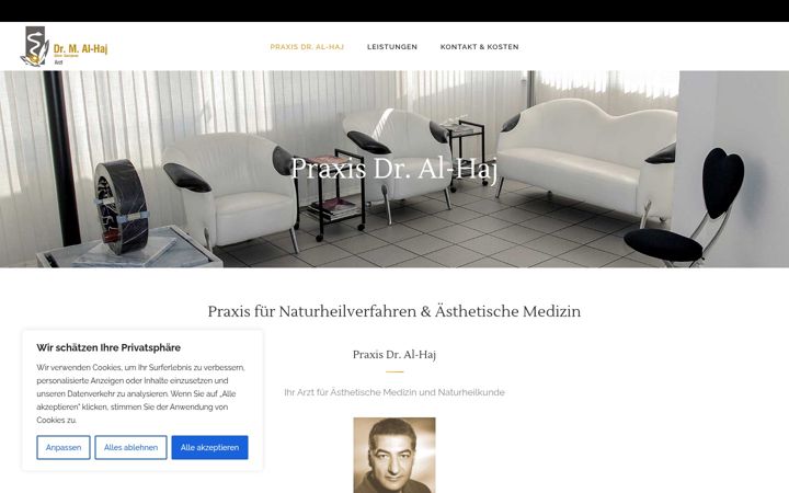 Screenshot of al-haj.de