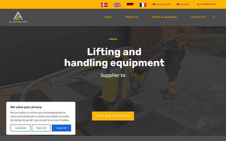 Screenshot ta' al-handling.com