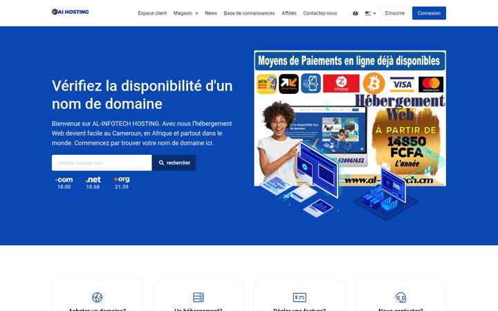 Screenshot of al-infotech.cm