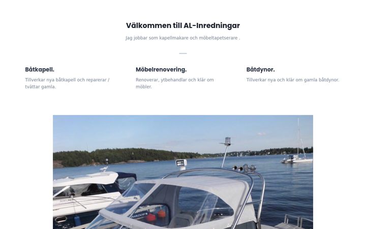 Screenshot of al-inredningar.se