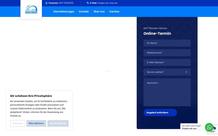 Screenshot of al-jaf-clean.de