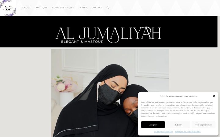 Screenshot ta' al-jumaliyah.com