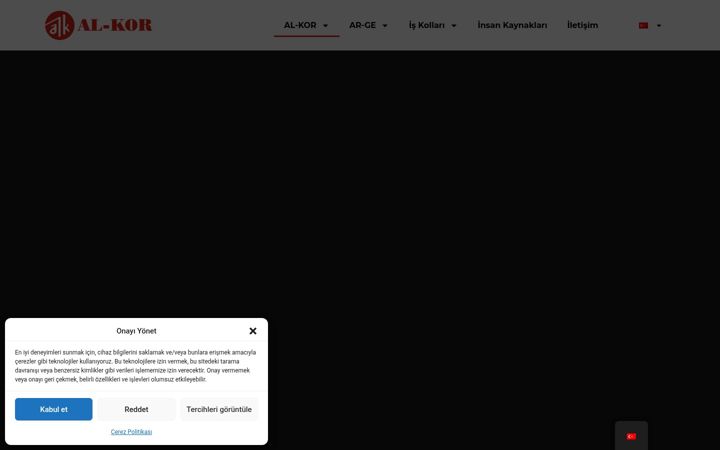 Skjermbilde av al-kor.com.tr