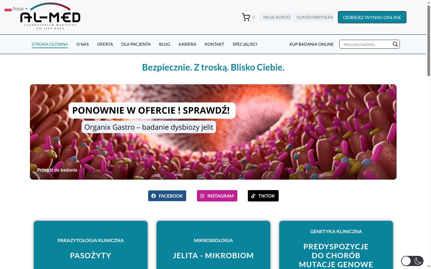Screenshot des Einwilligungsbanners vor jeglicher Interaktion