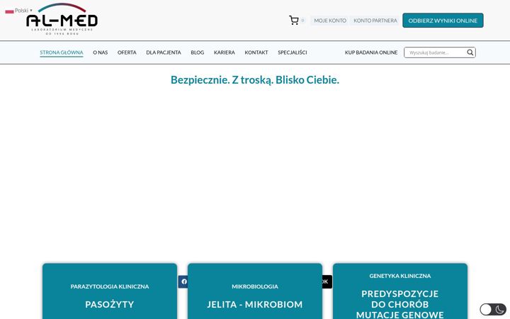 Screenshot ta' al-medlab.com