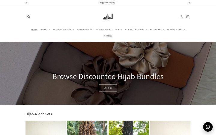 Screenshot of al-mirat.com
