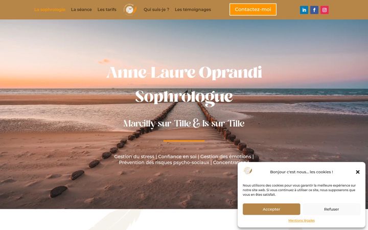 Screenshot of al-oprandi-sophrologue.fr