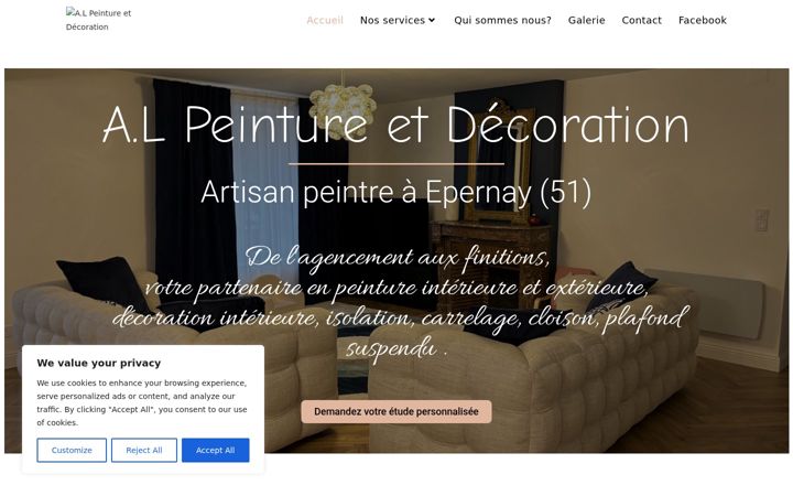 Screenshot of al-peinture-decoration-epernay.fr