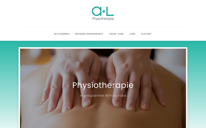 Snímek obrazovky al-physiotherapie.de