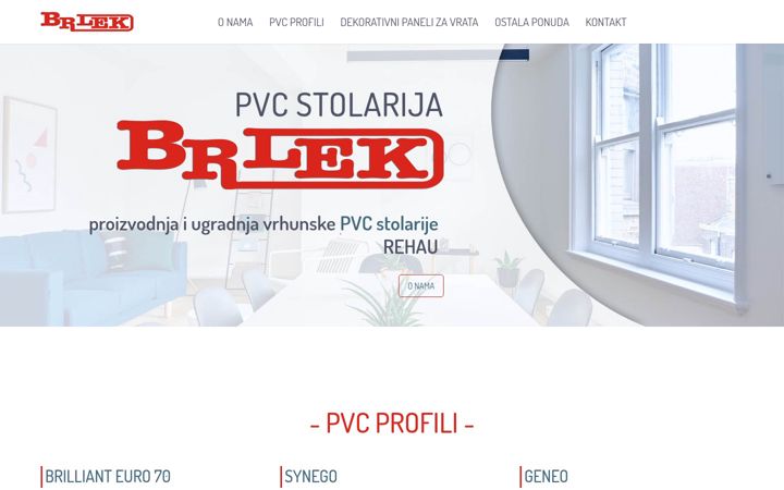 Screenshot of al-pvc-stolarija-brlek.hr