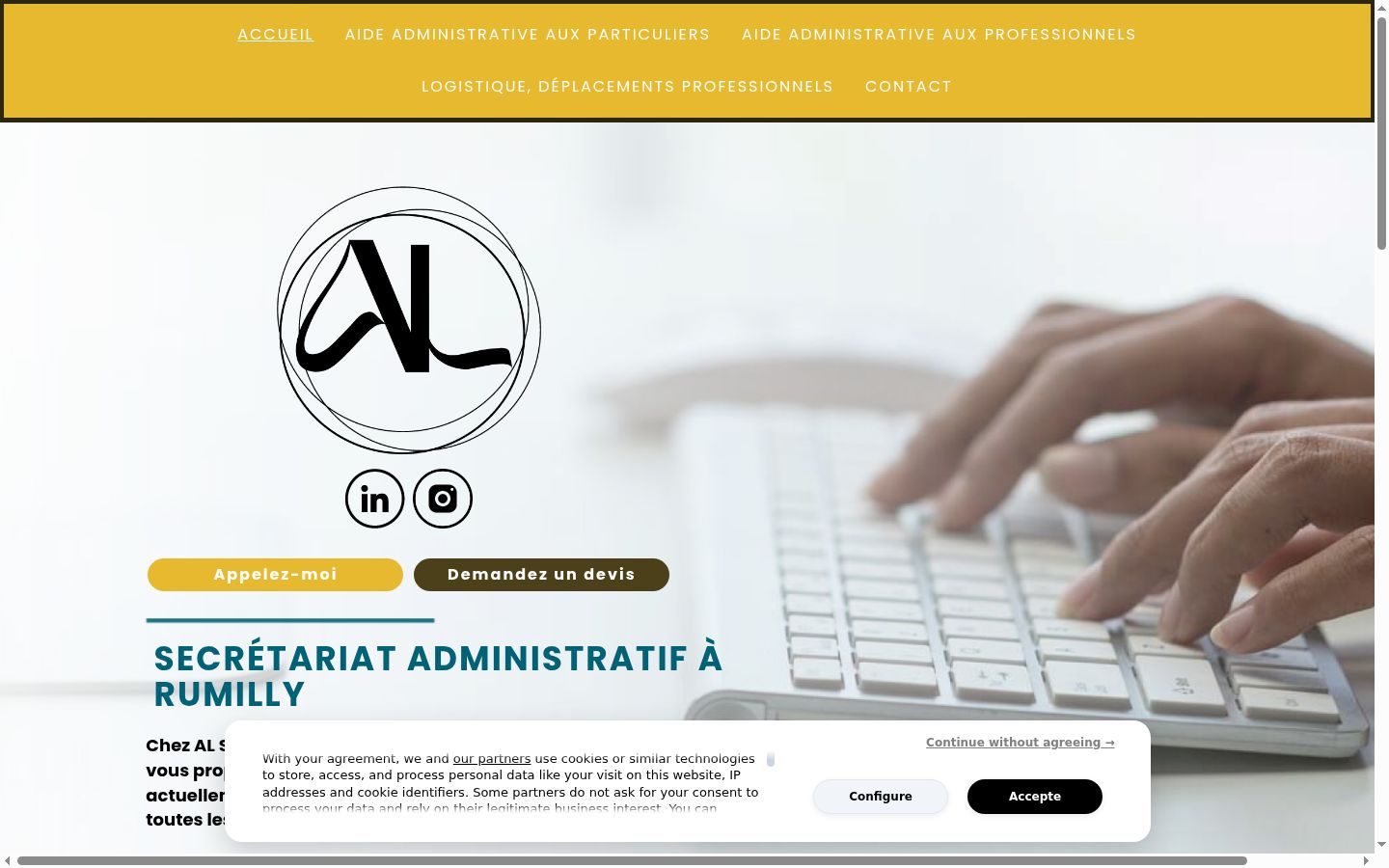 Sutikimo reklamjuostės, rodytos prieš bet kokią sąveiką, ekrano kopija
