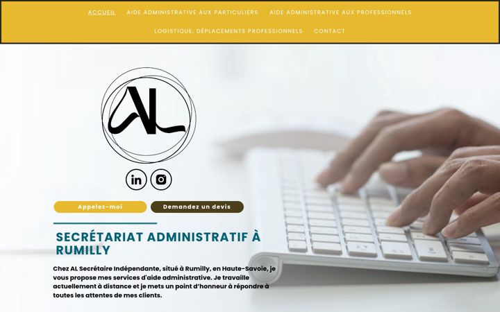 Screenshot of al-secretaire.fr