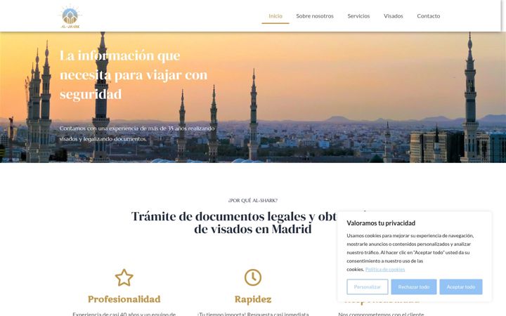 Screenshot of al-shark.es