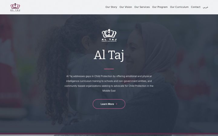 Screenshot of al-taj.org