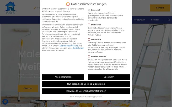 Screenshot of al-trockenbau.de