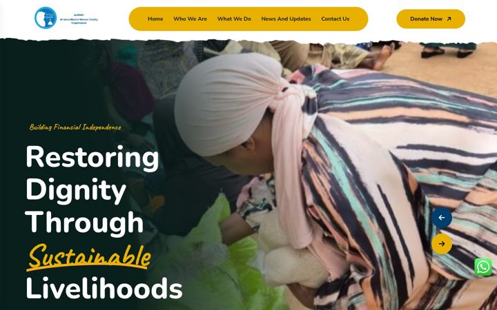 Snimka zaslona za al-umm.org
