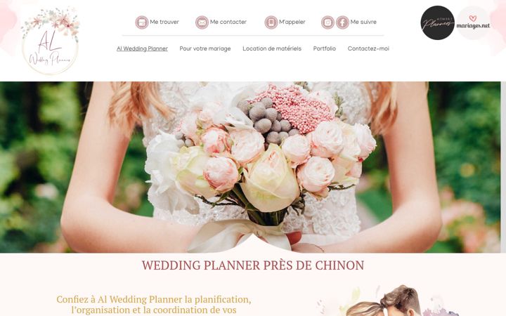 Screenshot of al-weddingplanner.fr