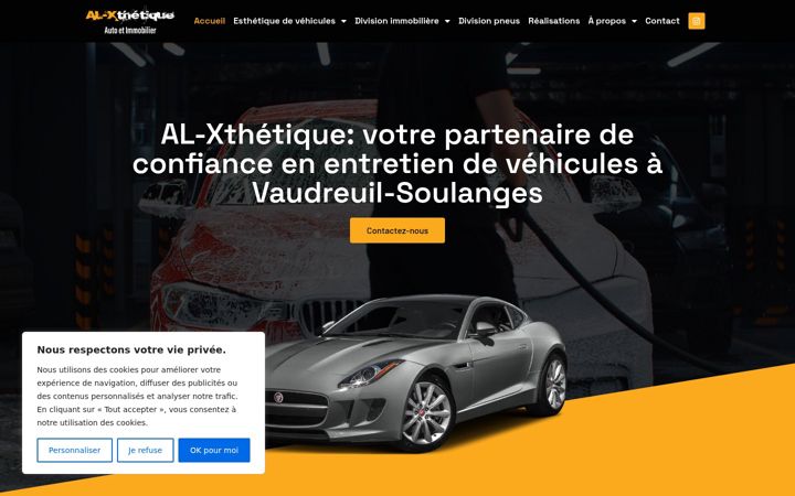 Screenshot of al-xthetique.com