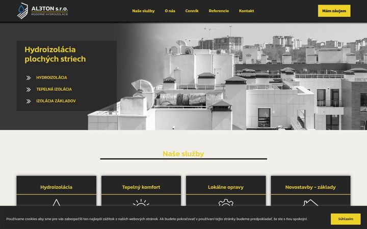 Screenshot of al3ton.sk