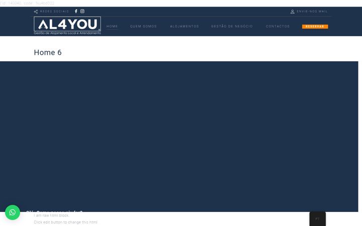 Screenshot of al4you.pt