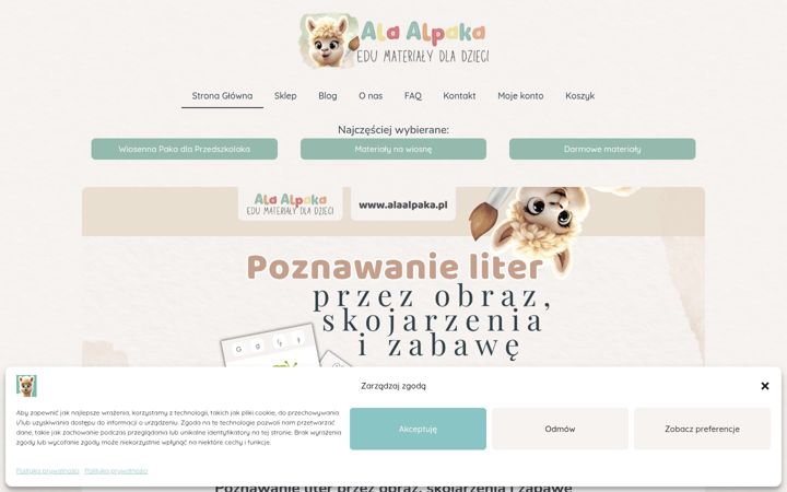 Snimka zaslona za alaalpaka.pl