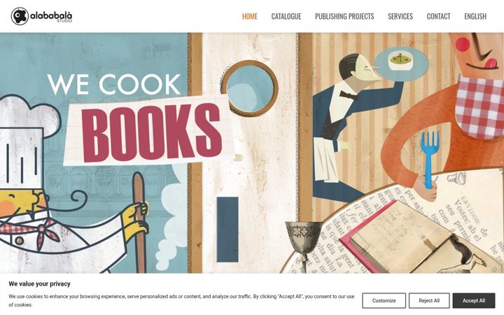 Screenshot of alababala.com