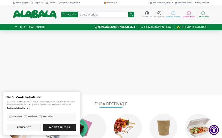 Screenshot of alabalabrand.ro