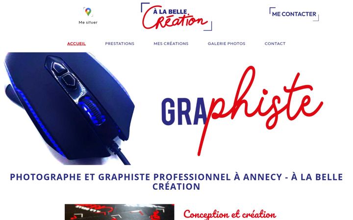 Screenshot of alabellecreation.fr