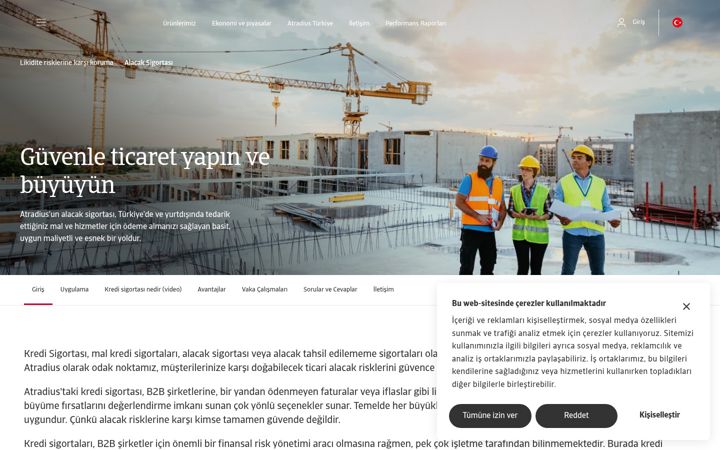 Screenshot of alacaklarimsigortali.com