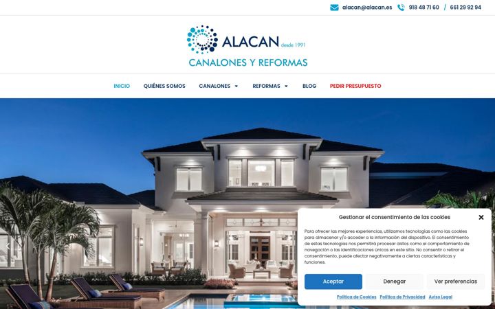 Screenshot of alacan.es