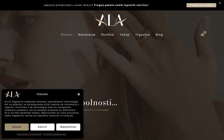 Screenshot of alacenterlepote.si