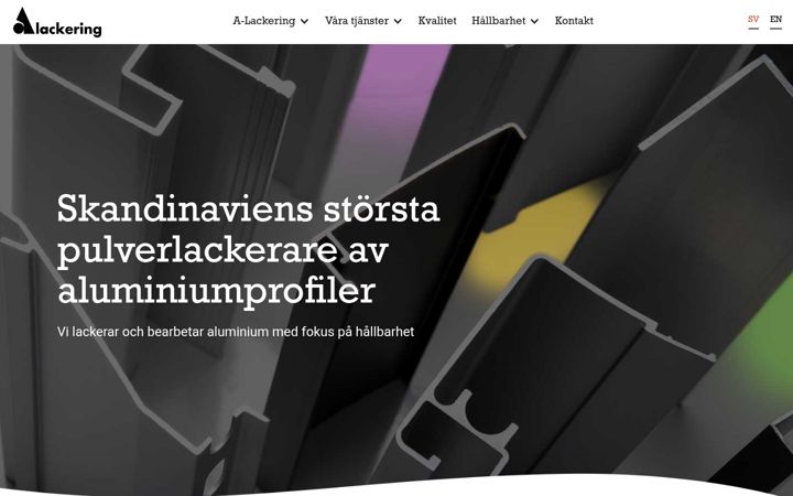 Posnetek zaslona alackering.se