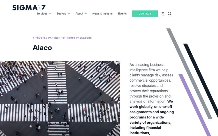 Screenshot of alaco.com