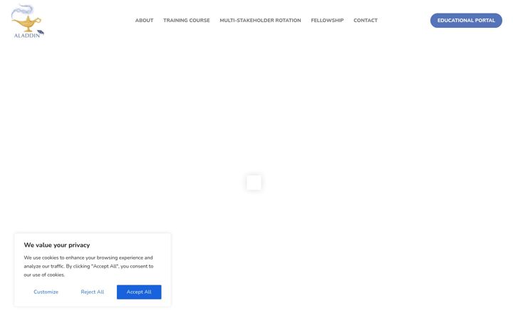 Screenshot stránky aladdin-education.eu