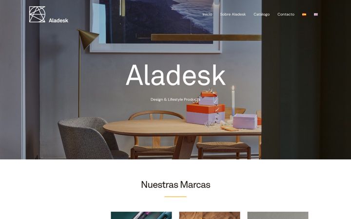 Screenshot di aladesk.com