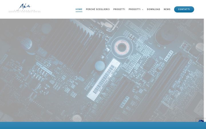 Screenshot von alaengineering.it
