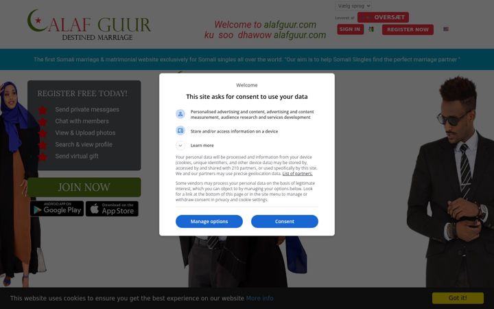 Screenshot di alafguur.com