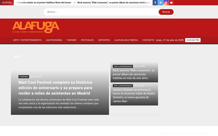 Skjermbilde av alafuga.com.mx