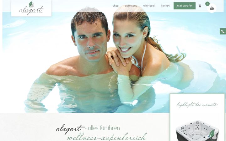 Screenshot of alagart.lu