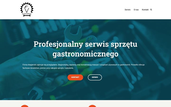Screenshot of alagierski.pl