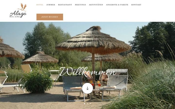 Screenshot of alago-hotel.de