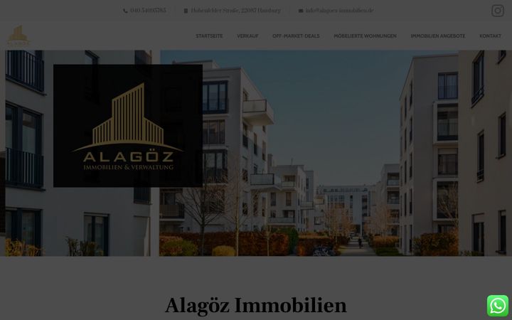 Skjermbilde av alagoez-immobilien.de