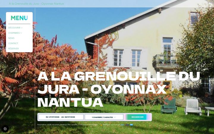 Screenshot of alagrenouille.fr