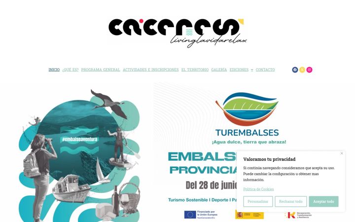 Screenshot van alaguacaceres.com