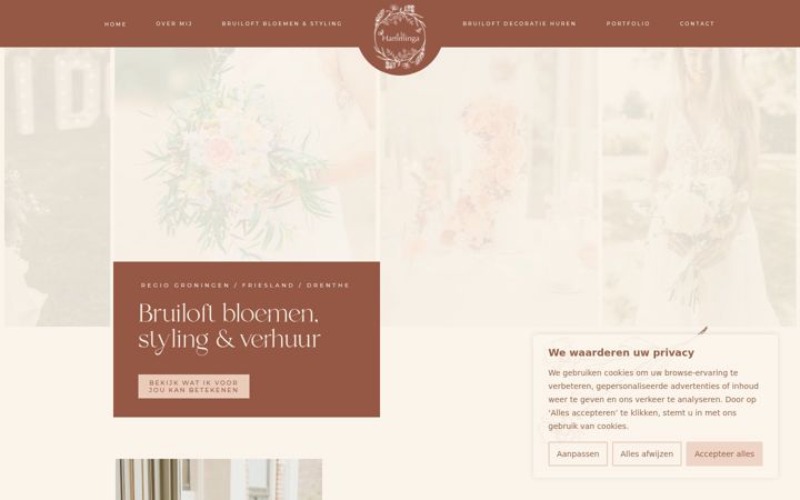 Screenshot of alahamminga.nl