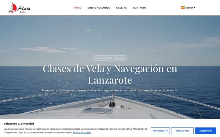 Screenshot of alaiaescueladevela.com