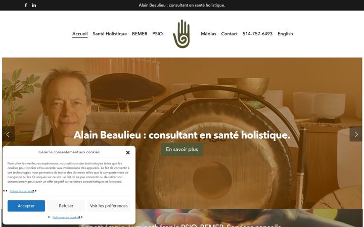 Skærmbillede af alain-beaulieu.com