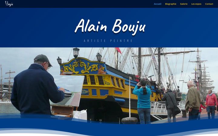 Screenshot of alain-bouju.com