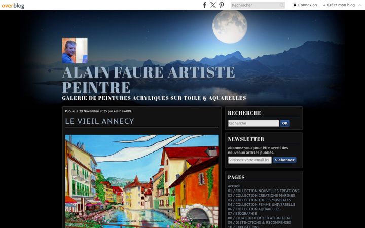 Screenshot of alain-faure-en-peinture.com